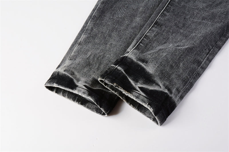 SOLLSALE-PURPLE Fashion Jeans 9102