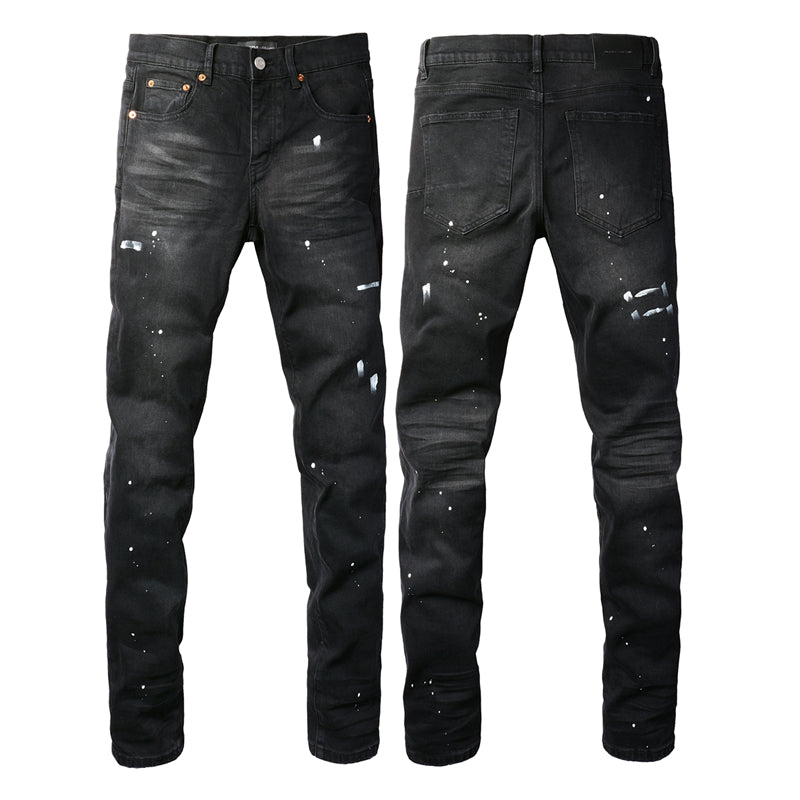 SOLLSALE-PURPLE Fashion Jeans 9098