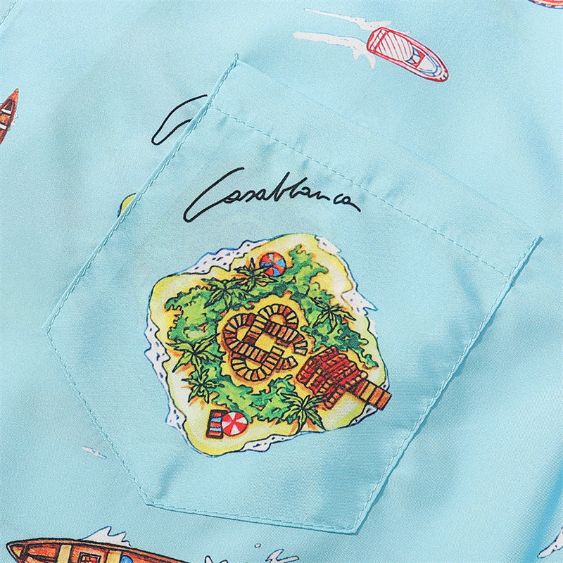 SOLLSALE-Casablanca silk shirt