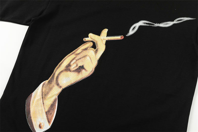 SOLLSALE-AMIRI fashion T-shirt