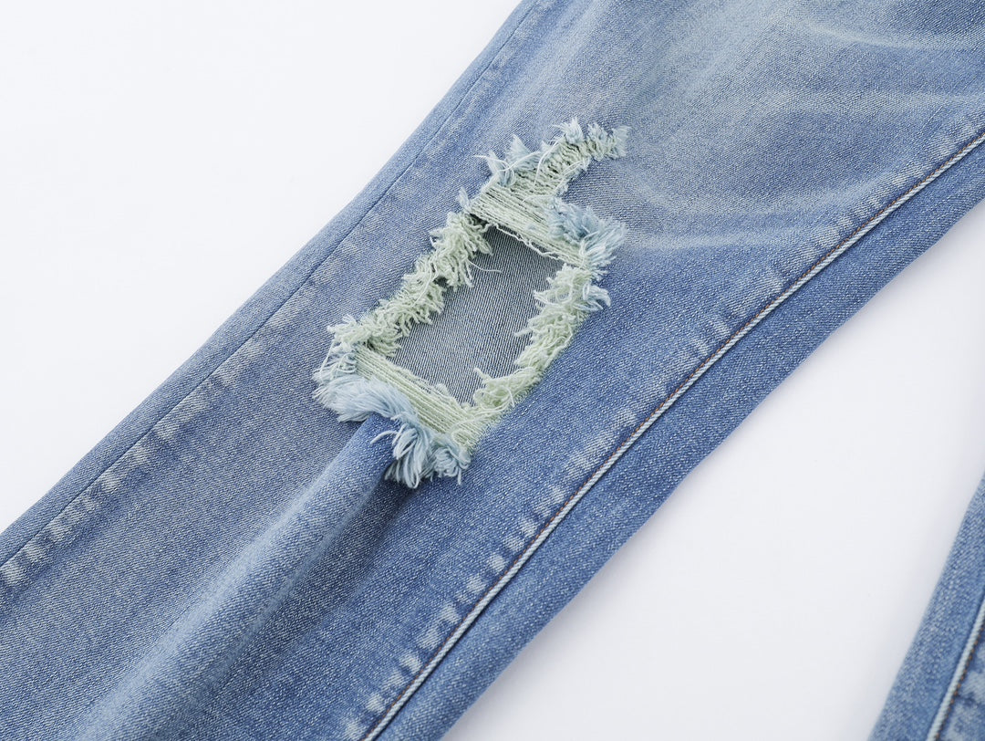 SOLLSALE-PURPLE Fashion Jeans