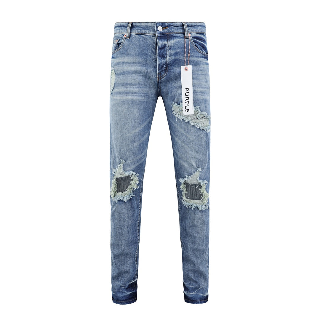 SOLLSALE-PURPLE Fashion Jeans