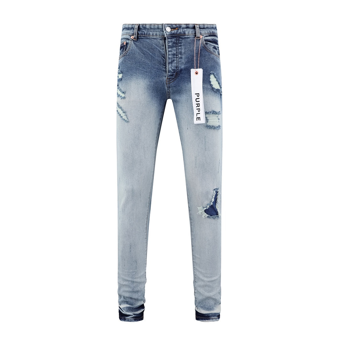 SOLLSALE-PURPLE Fashion Jeans