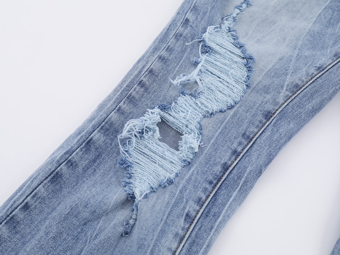 SOLLSALE-PURPLE Fashion Jeans