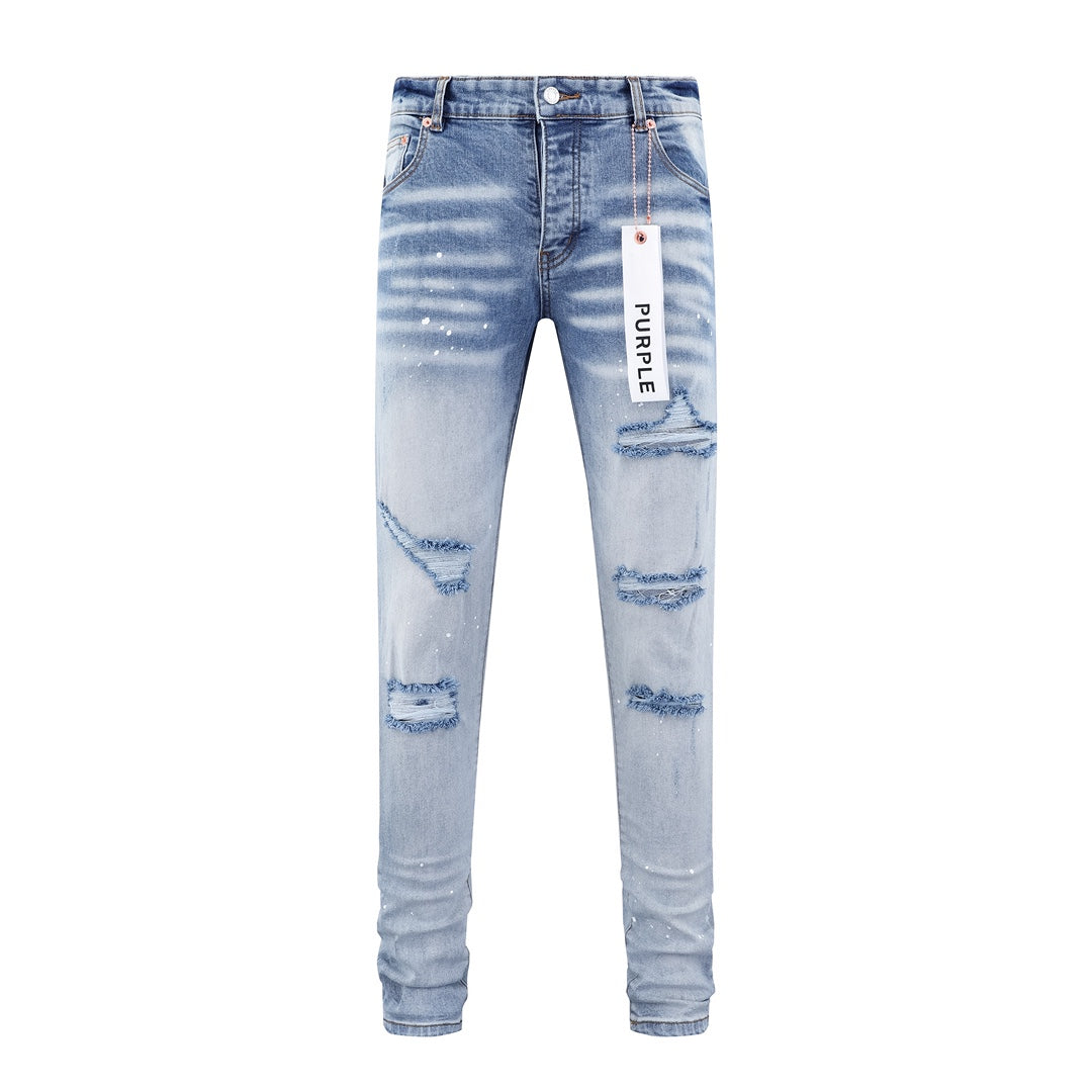 SOLLSALE-PURPLE Fashion Jeans