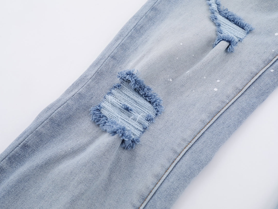 SOLLSALE-PURPLE Fashion Jeans