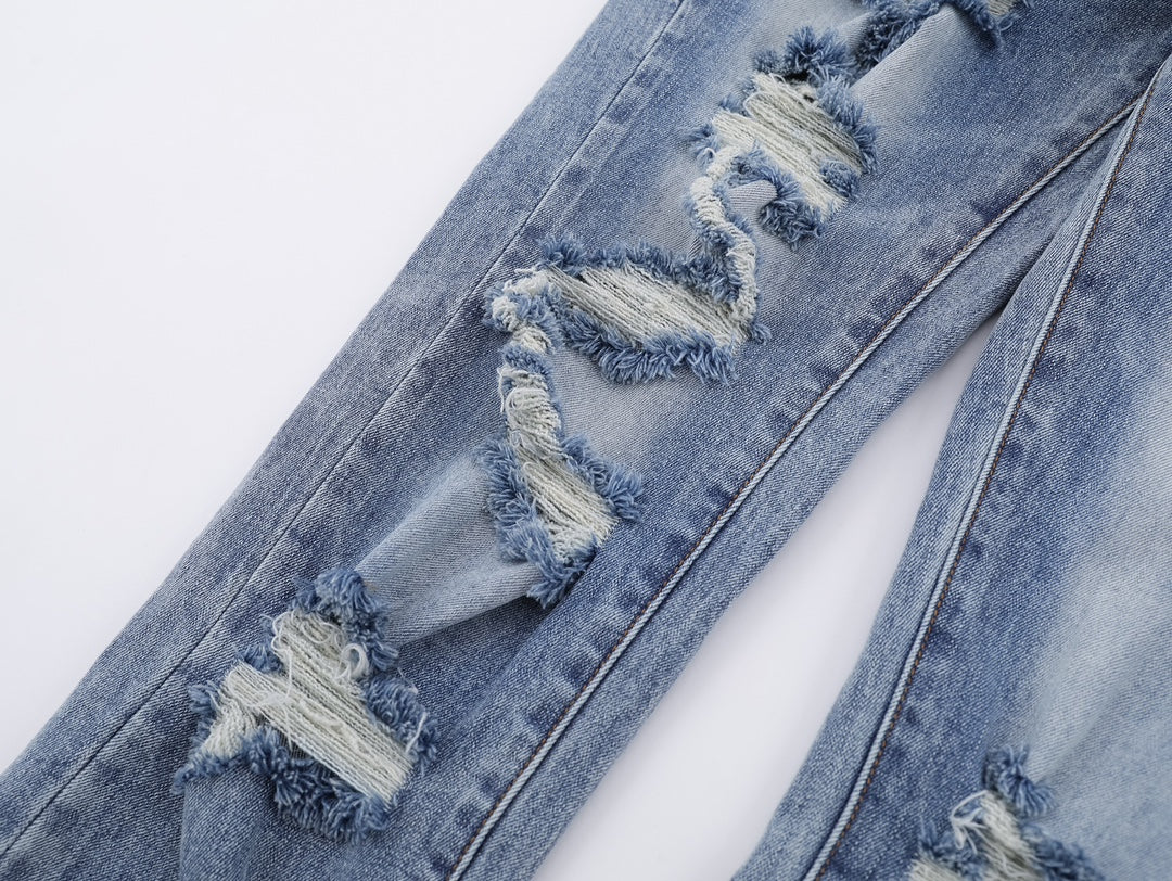 SOLLSALE-PURPLE Fashion Jeans