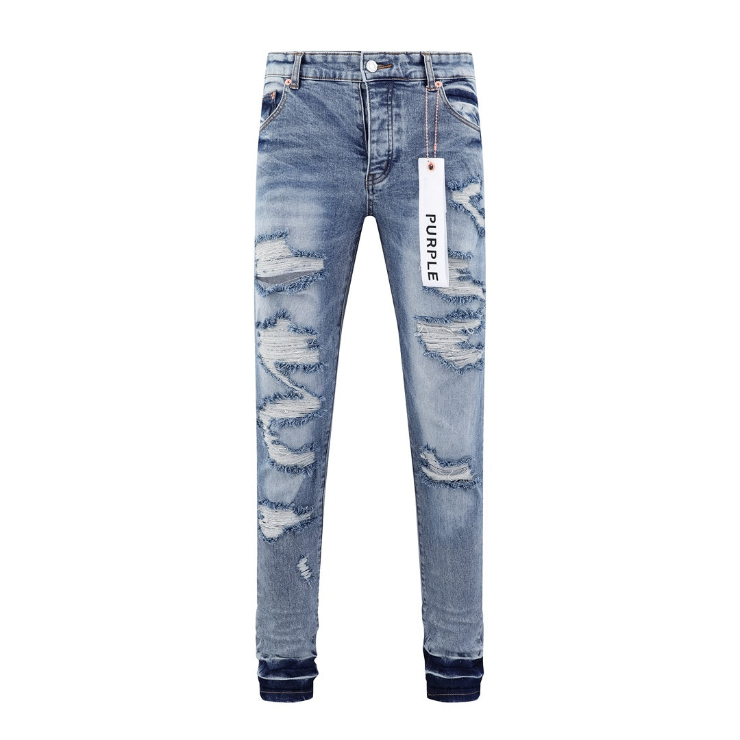 SOLLSALE-PURPLE Fashion Jeans