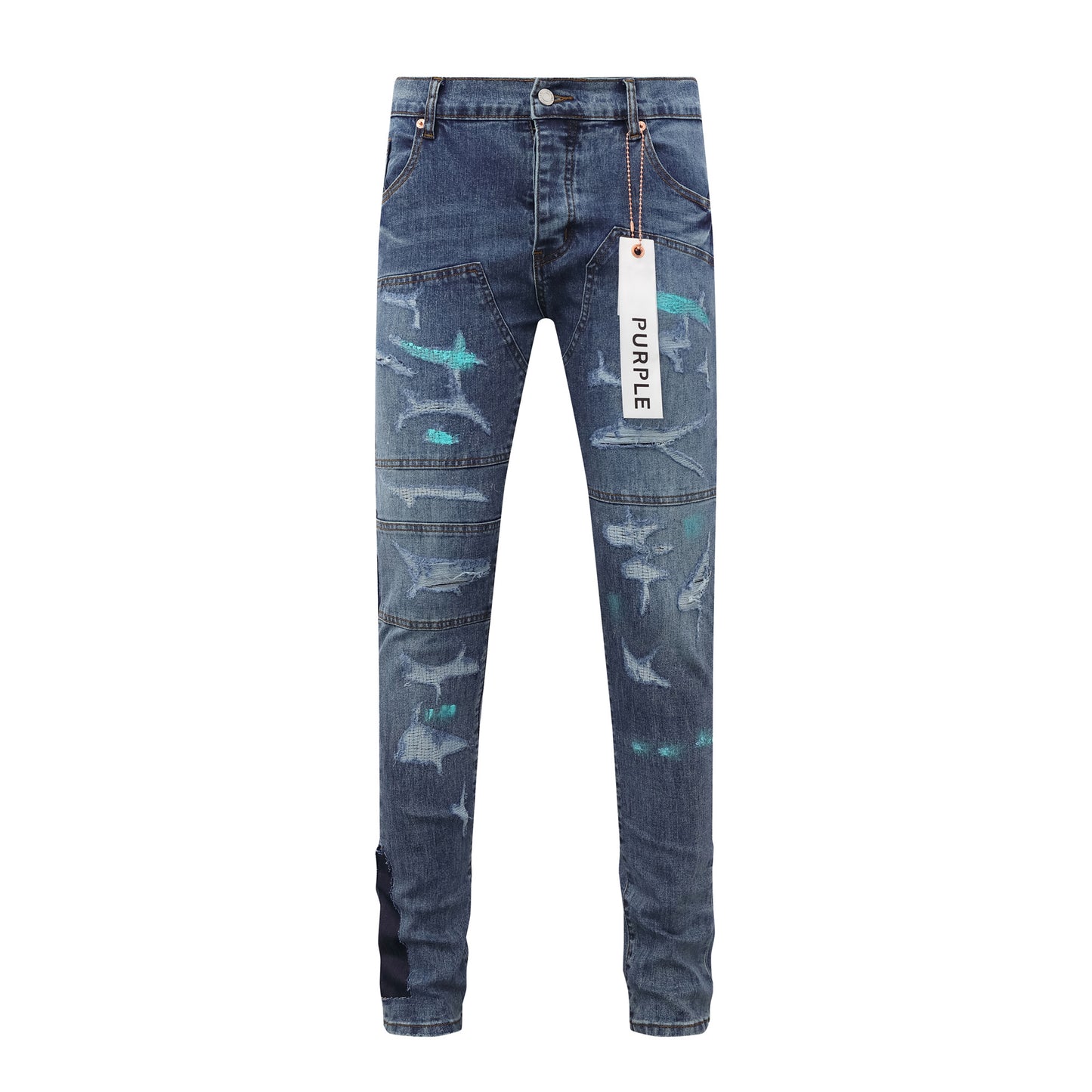 SOLLSALE-PURPLE Fashion Jeans