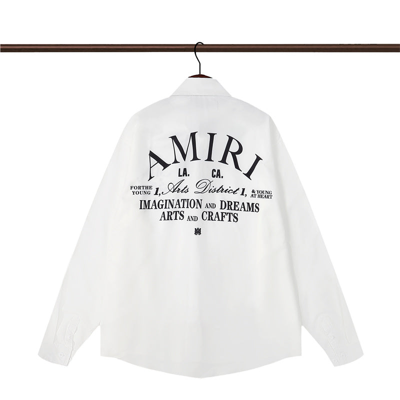 SOLLSALE-AMIRI silk shirt