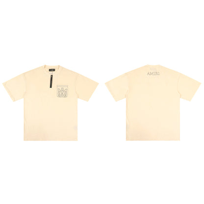 SOLLSALE-AMIRI fashion T-shirt