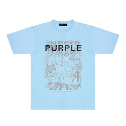 SOLLSALE-PURPLE  fashion T-shirt