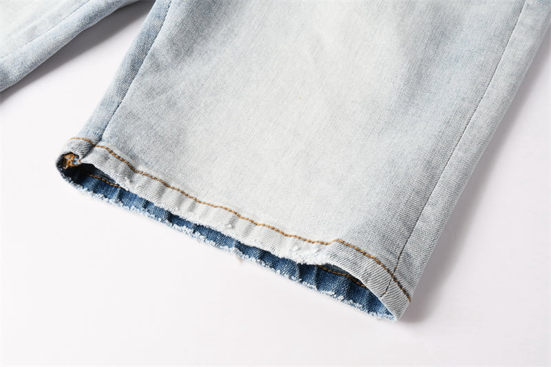 SOLLSALE-AMIRI  Fashion Denim shorts 6009