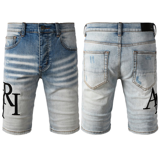 SOLLSALE-AMIRI  Fashion Denim shorts 6009