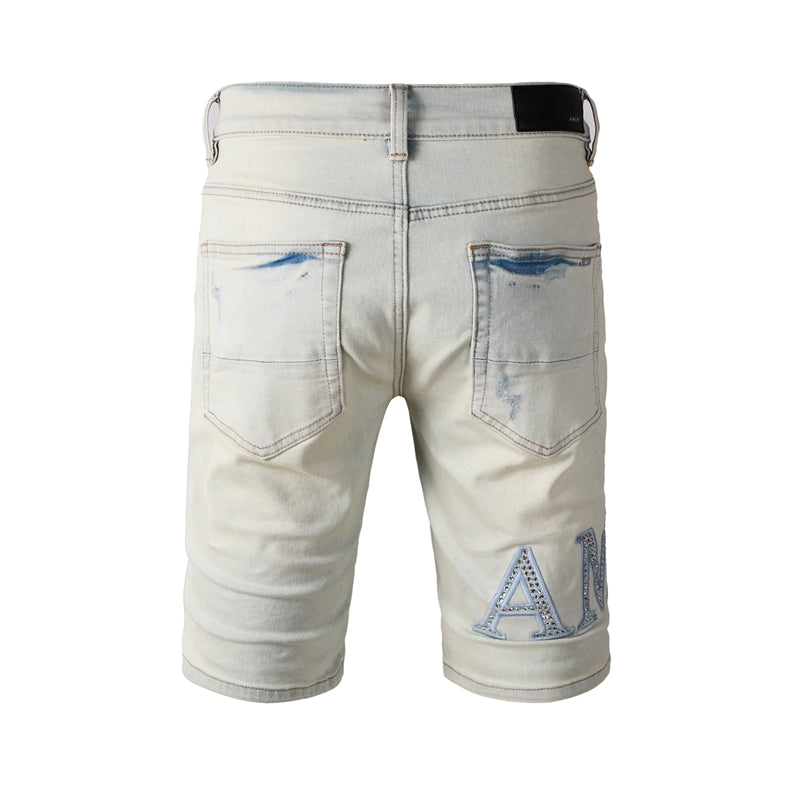 SOLLSALE-AMIRI  Fashion Denim shorts 6002