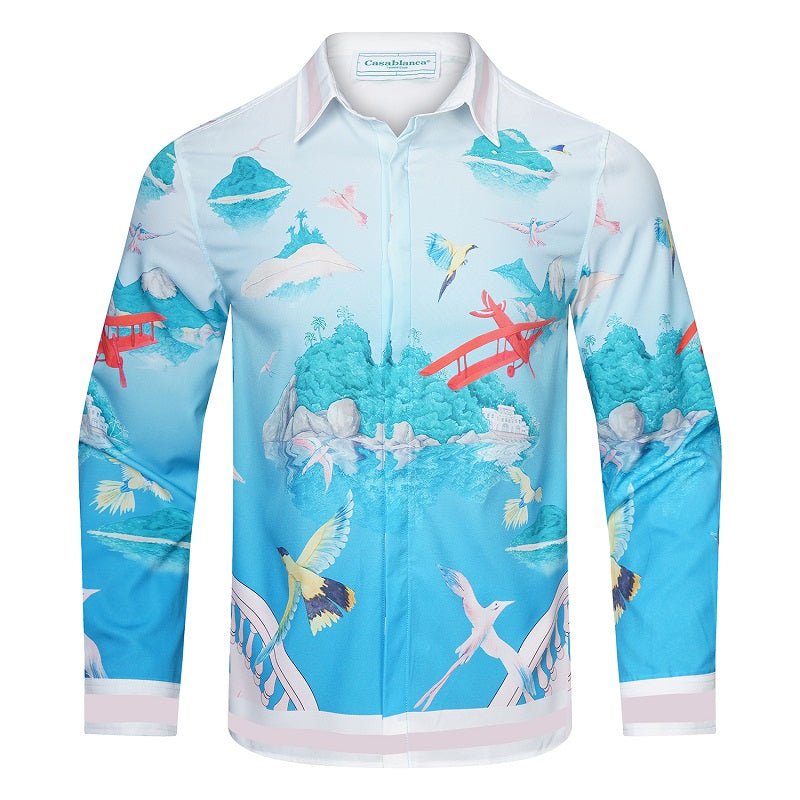 SOLLSALE-Casablanca silk shirt