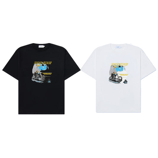 SOLLSALE-RHUDE fashion T-shirt