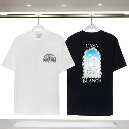 SOLLSALE-Casablanca fashion T-shirt