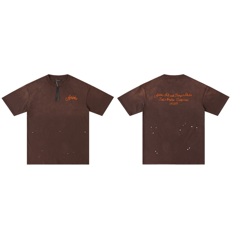 SOLLSALE-AMIRI fashion T-shirt