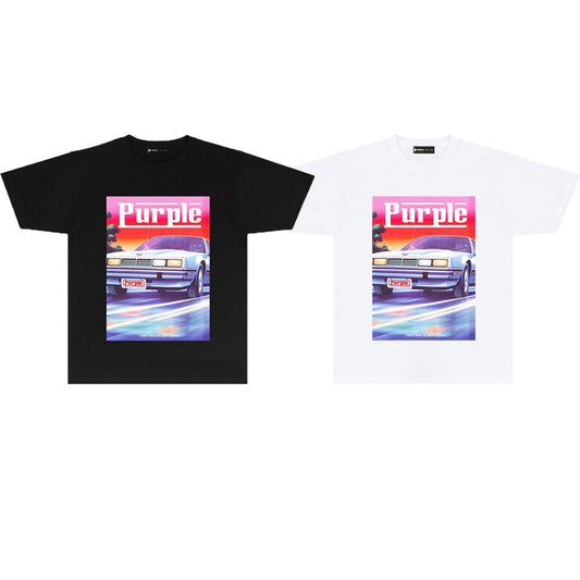 SOLLSALE-PURPLE  fashion T-shirt