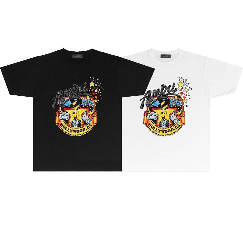 SOLLSALE-AMIRI  fashion T-shirt