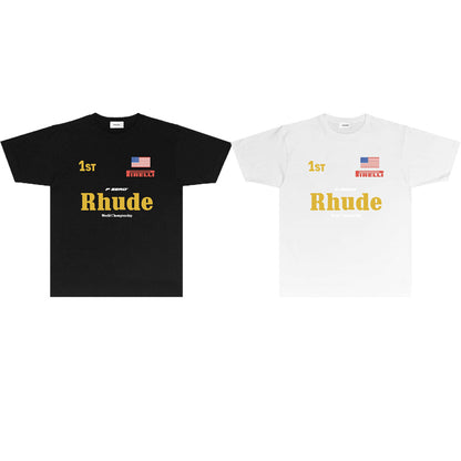SOLLSALE-RHUDE fashion T-shirt