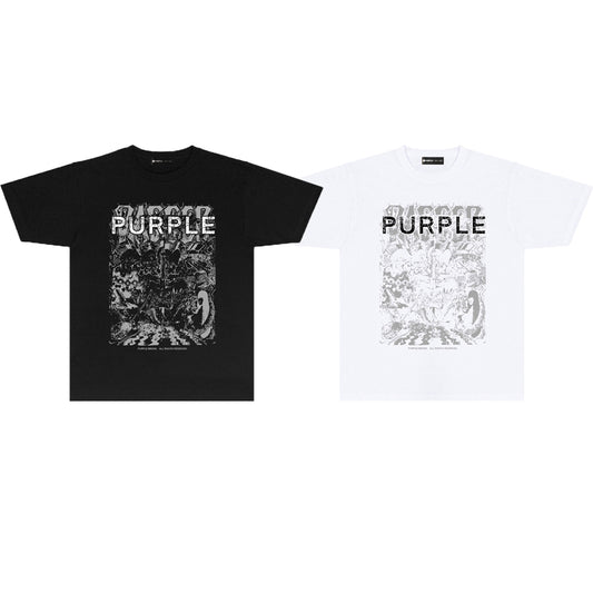 SOLLSALE-PURPLE  fashion T-shirt