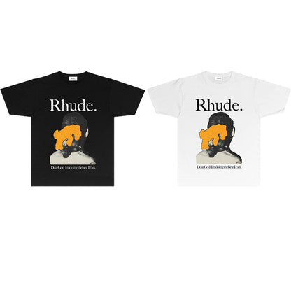 SOLLSALE-RHUDE fashion T-shirt