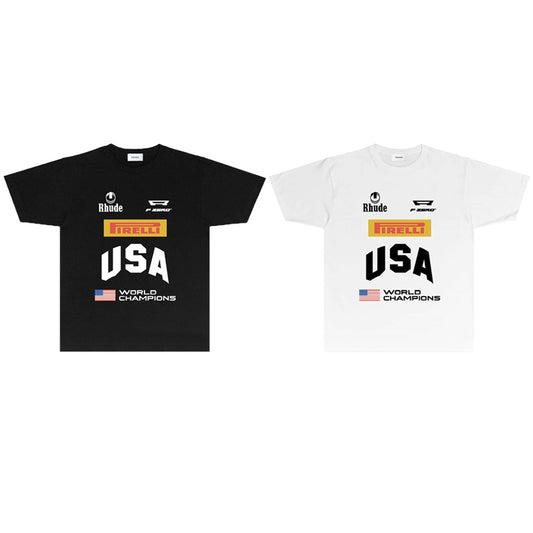 SOLLSALE-RHUDE fashion T-shirt
