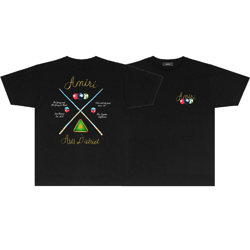 SOLLSALE-AMIRI  fashion T-shirt