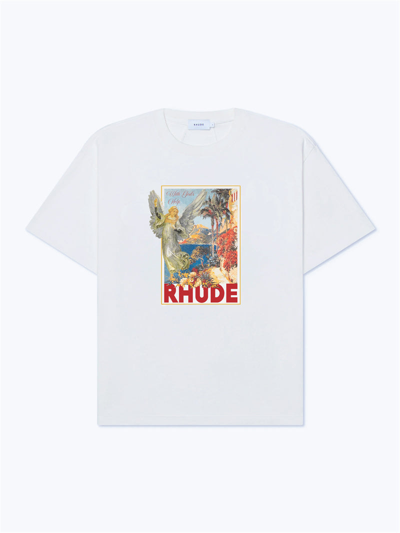 SOLLSALE-RHUDE fashion T-shirt