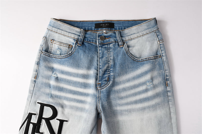 SOLLSALE-AMIRI  Fashion Denim shorts 6009