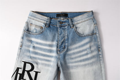 SOLLSALE-AMIRI  Fashion Denim shorts 6009