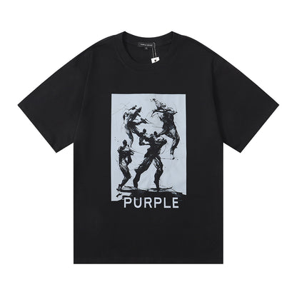 SOLLSALE-PURPLE  fashion T-shirt