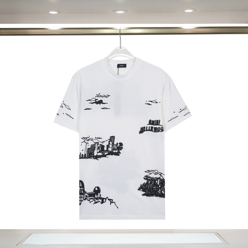 SOLLSALE-AMIRI  fashion T-shirt