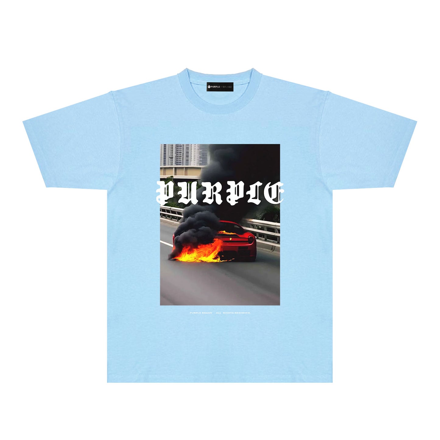 SOLLSALE-PURPLE  fashion T-shirt