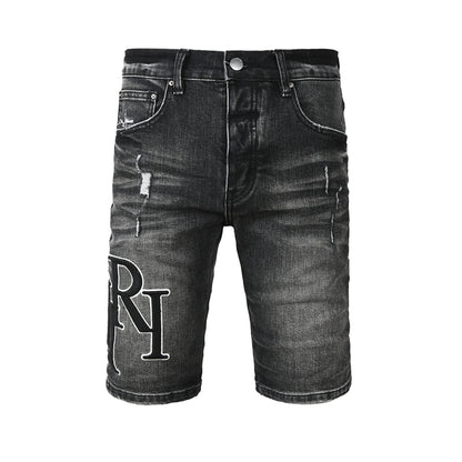 SOLLSALE-AMIRI  Fashion Denim shorts 6004