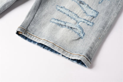 SOLLSALE-AMIRI  Fashion Denim shorts 6003