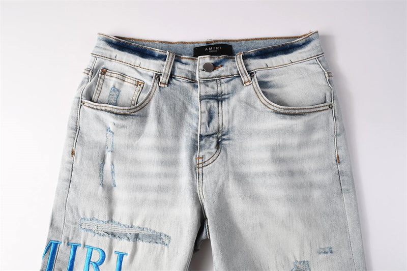 SOLLSALE-AMIRI  Fashion Denim shorts 6012