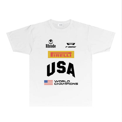 SOLLSALE-RHUDE fashion T-shirt