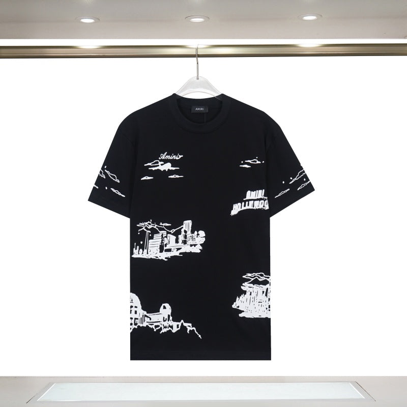 SOLLSALE-AMIRI  fashion T-shirt