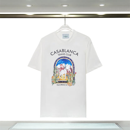 SOLLSALE-Casablanca fashion T-shirt