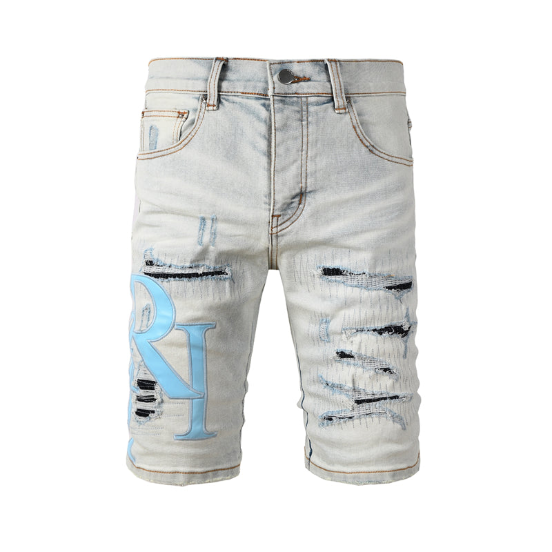 SOLLSALE-AMIRI  Fashion Denim shorts 6006