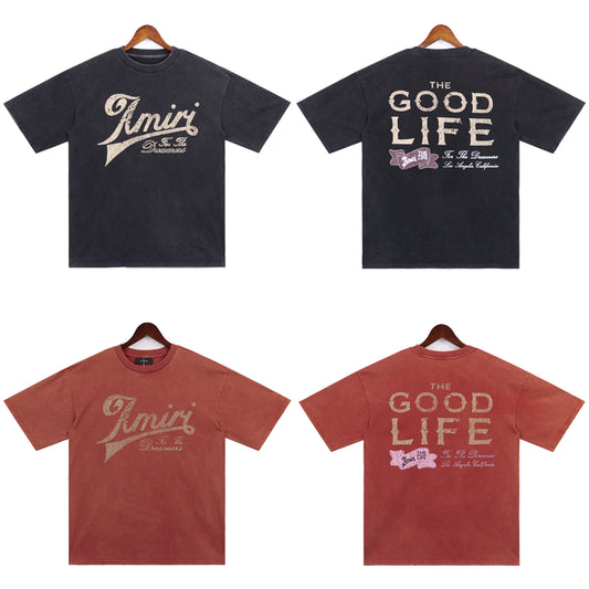 SOLLSALE-AMIRI  fashion T-shirt