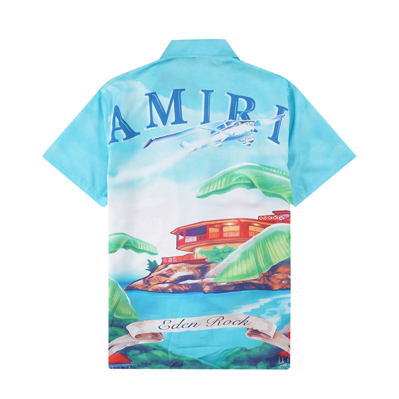 SOLLSALE-AMIRI silk shirt