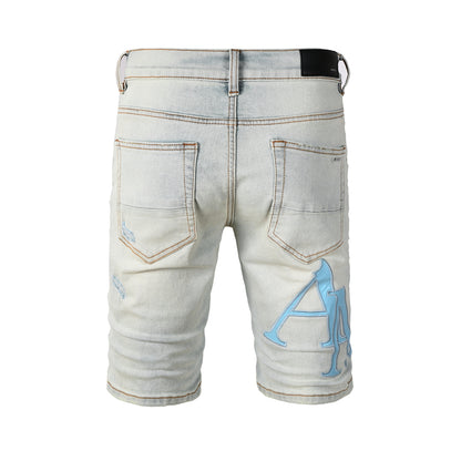 SOLLSALE-AMIRI  Fashion Denim shorts 6006