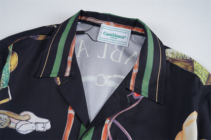 SOLLSALE-Casablanca silk shirt