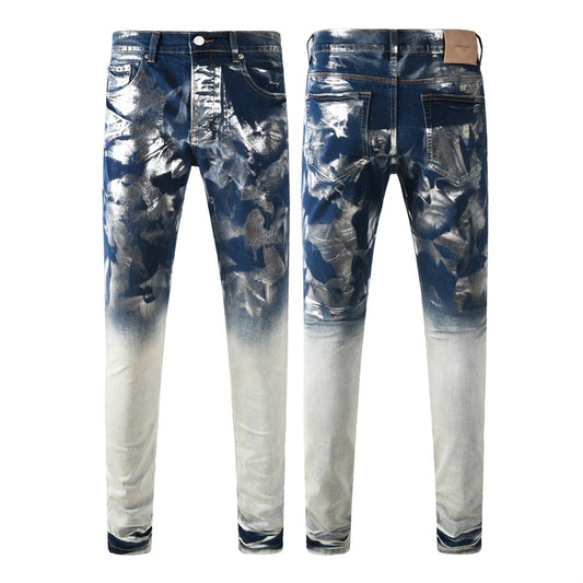 SOLLSALE-PURPLE  Fashion Jeans 9134