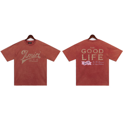 SOLLSALE-AMIRI  fashion T-shirt