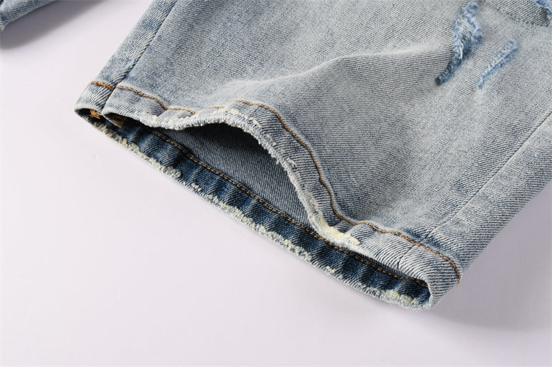 SOLLSALE-AMIRI  Fashion Denim shorts 6010